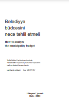 Bələdiyyə büdcəsini necə təhlil etməli